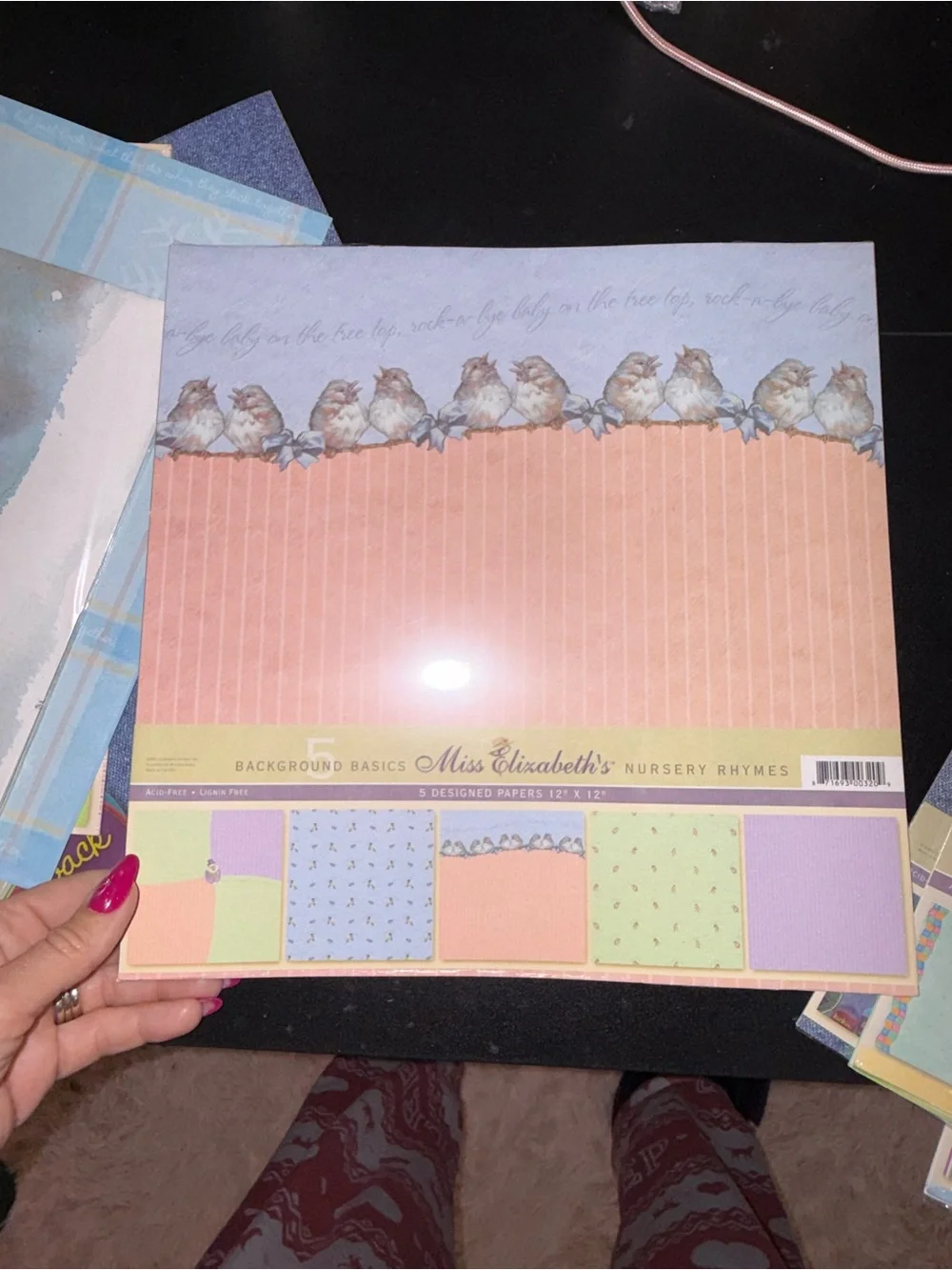 Assorted Decorative Party Invitation and Cardstock Pack - Multicolor scrapbook